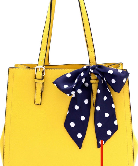 Yellow Polka Dot Bag